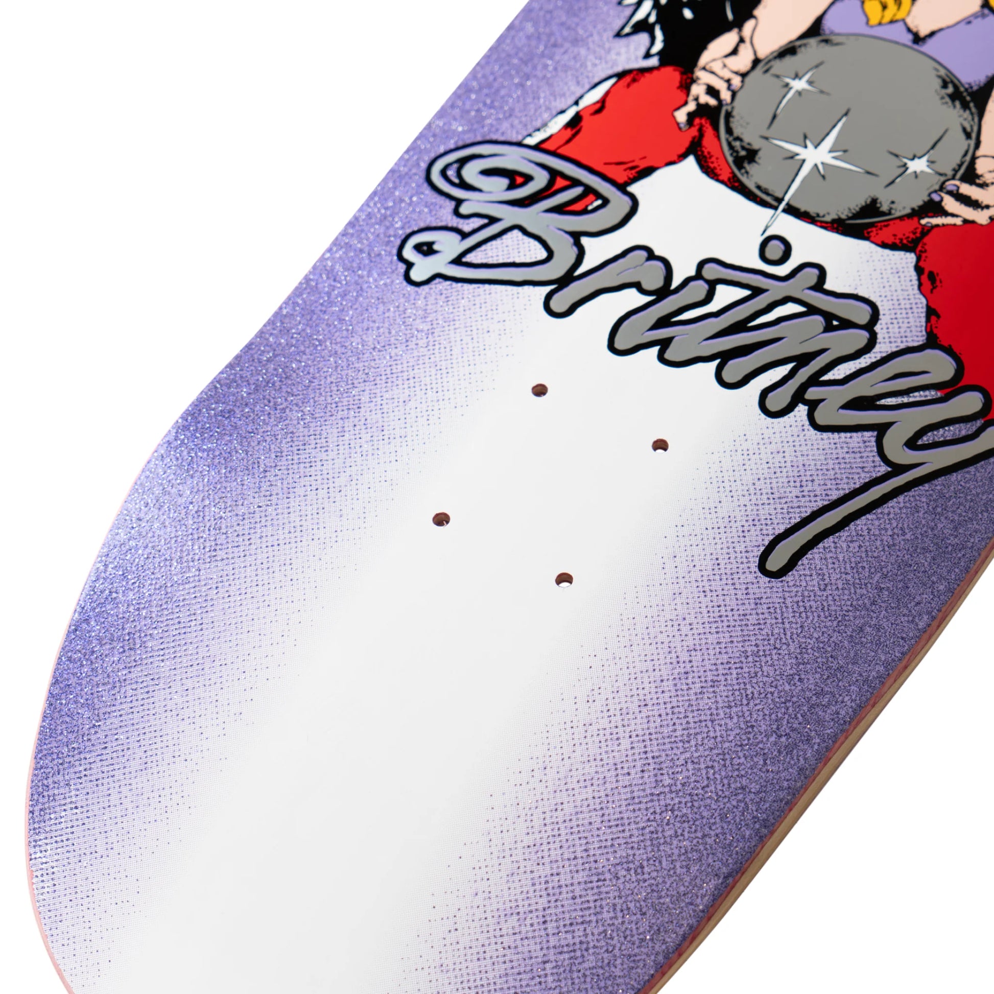 Britney Spears X Welcome - Angel on Boline 2.0 Skate Deck - Purple/White - 9.5"