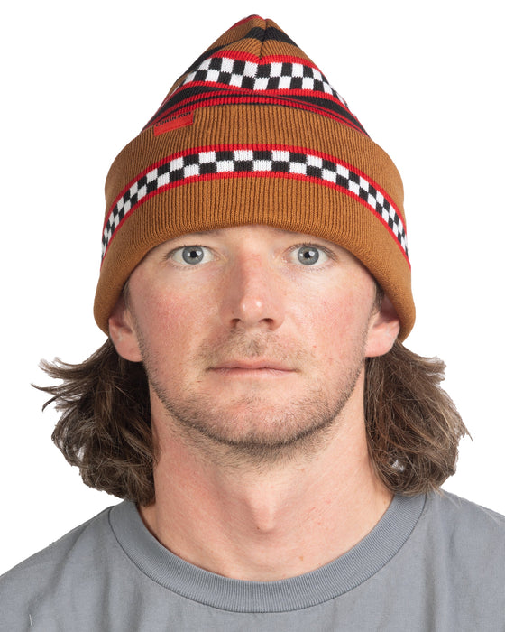 Corduroy Checkstripe Beanie