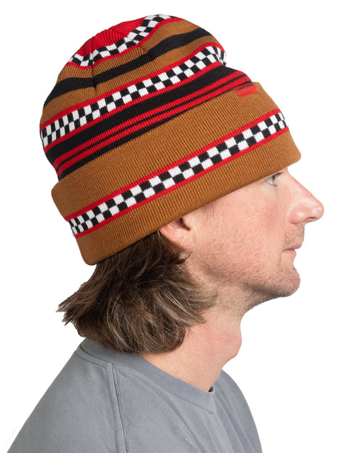 Corduroy Checkstripe Beanie