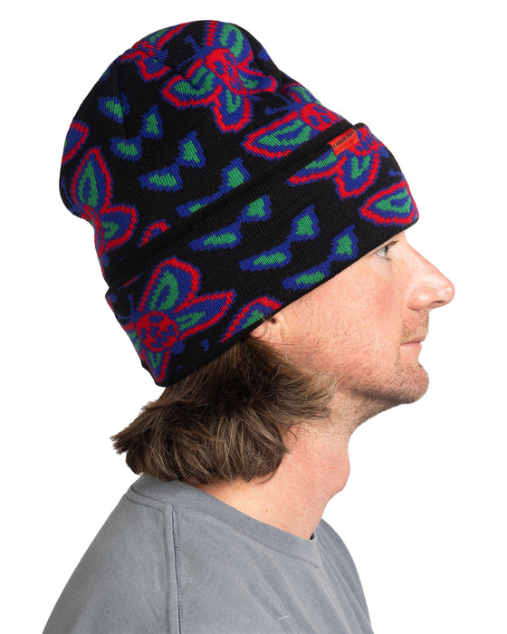 Corduroy Skull Fly Beanie