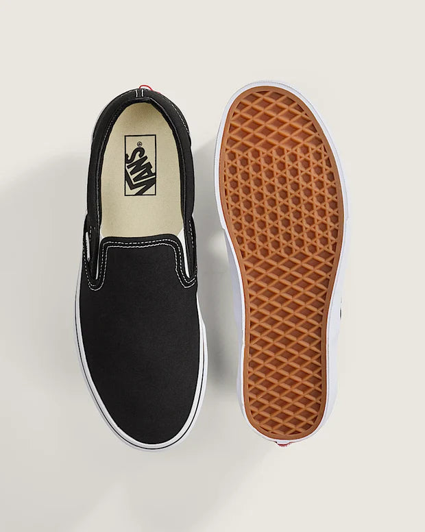 Classic Slip-On Shoes - Black 