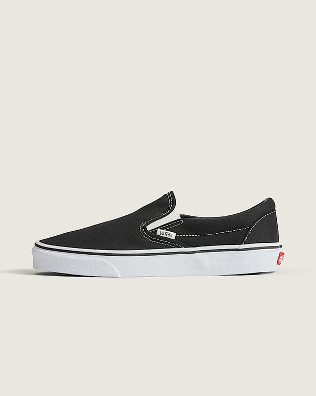 Classic Slip-On Shoes - Black 