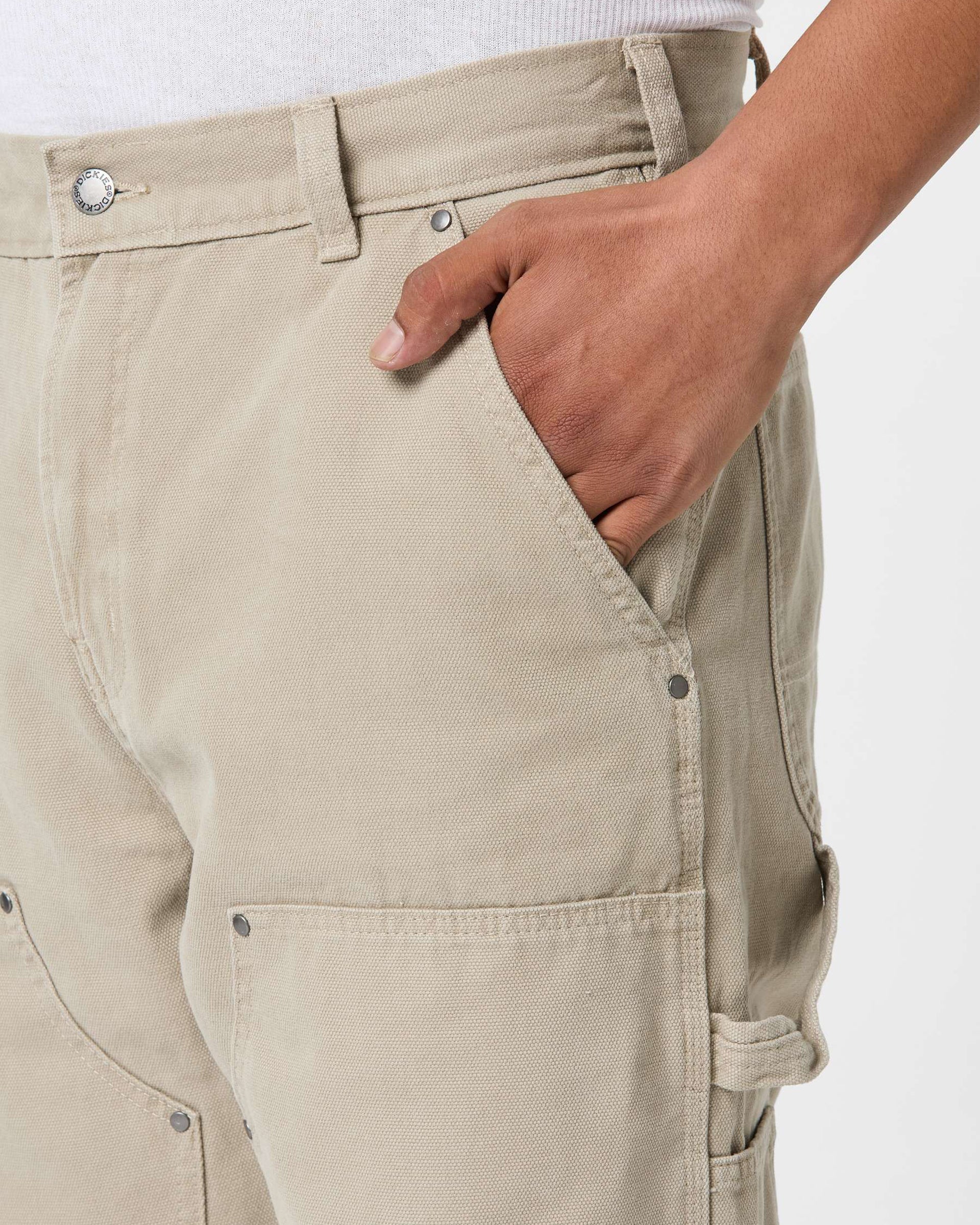 Double Knee Canvas Carpenter Pants - Desert Sand – Garage Skateshop