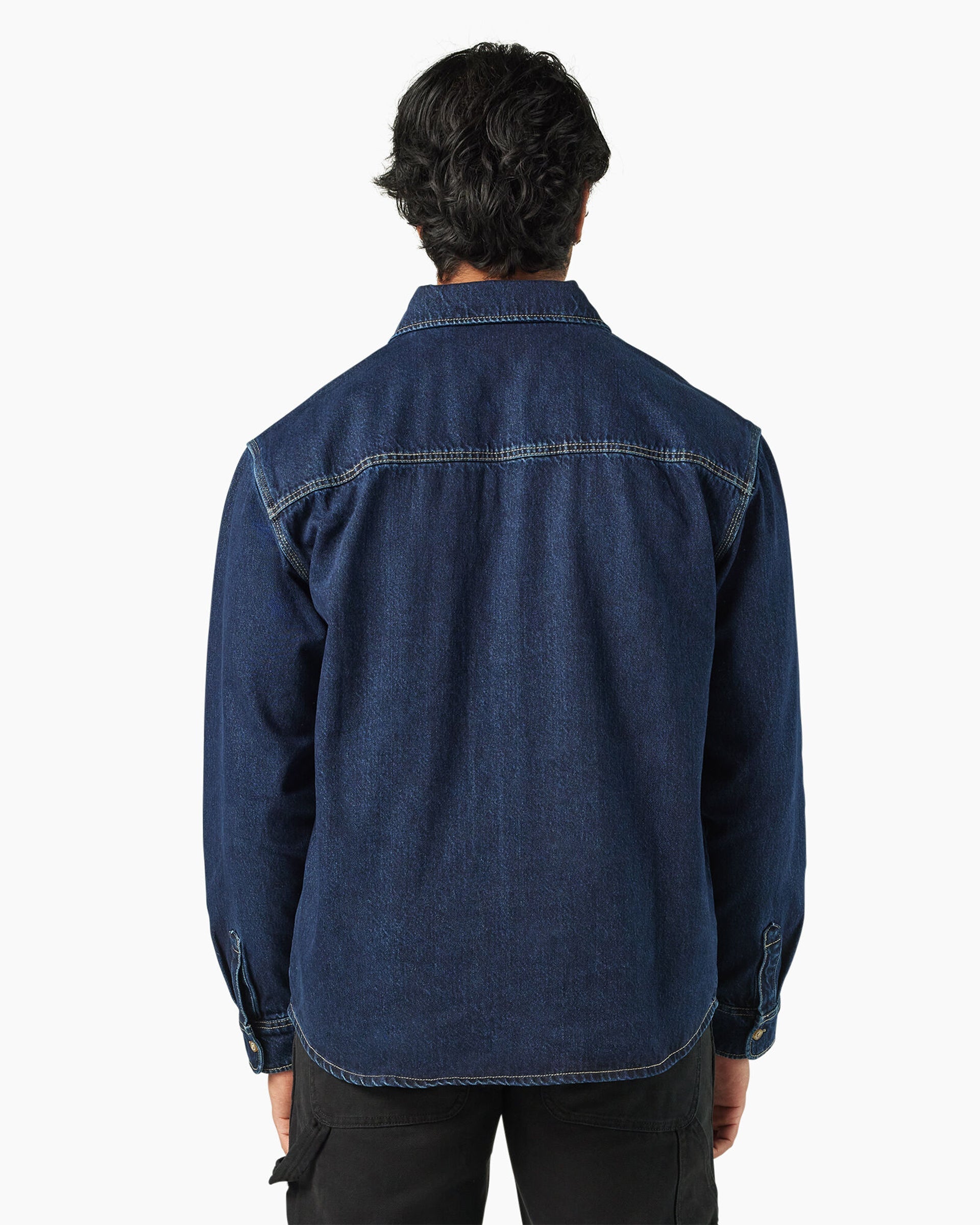 Mechanic Denim Shirt - Dark Indigo – Garage Skateshop