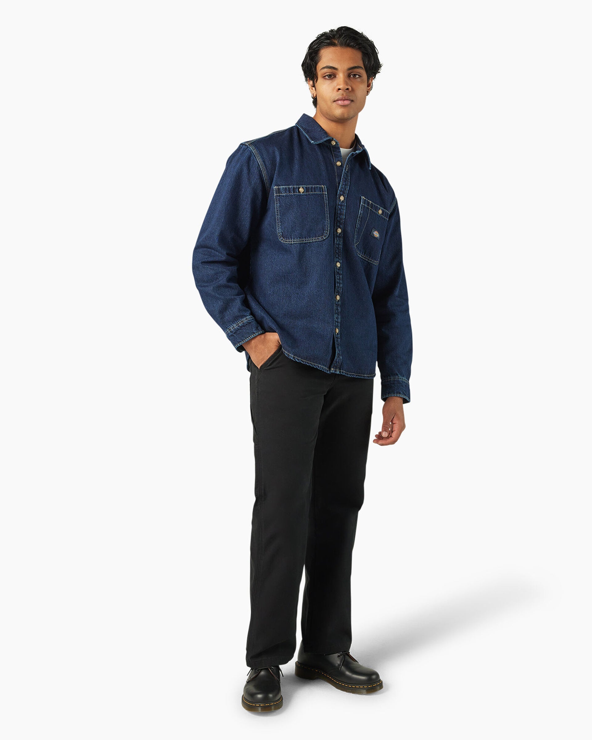 Mechanic Denim Shirt - Dark Indigo – Garage Skateshop Mechanic Denim Shirt - Dark Indigo – Garage Skateshop