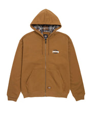 Dickies x Thrasher Zip Up Hoodie - Brown Duck