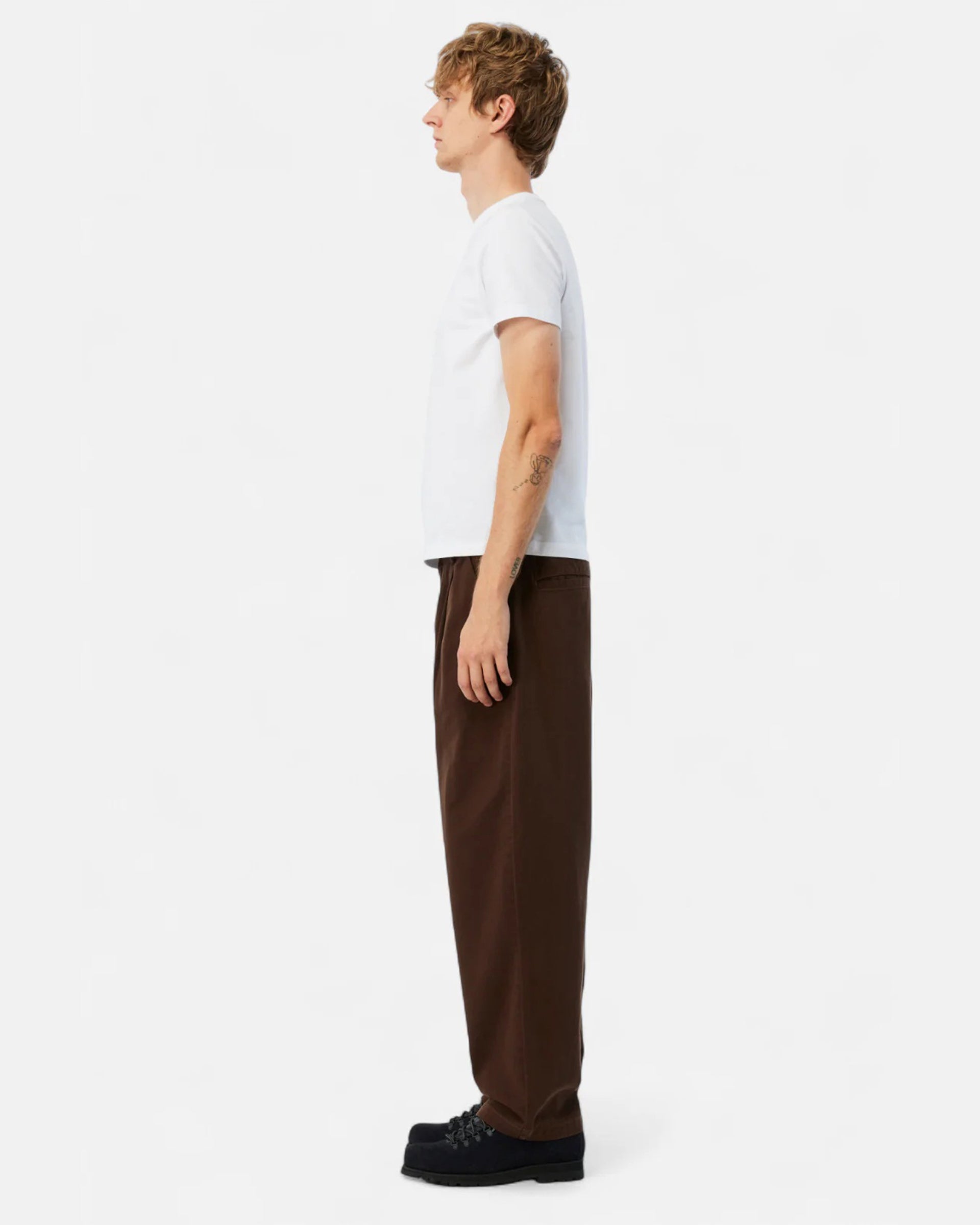 Dime MTL Baggy Chino Pants - Dark Brown