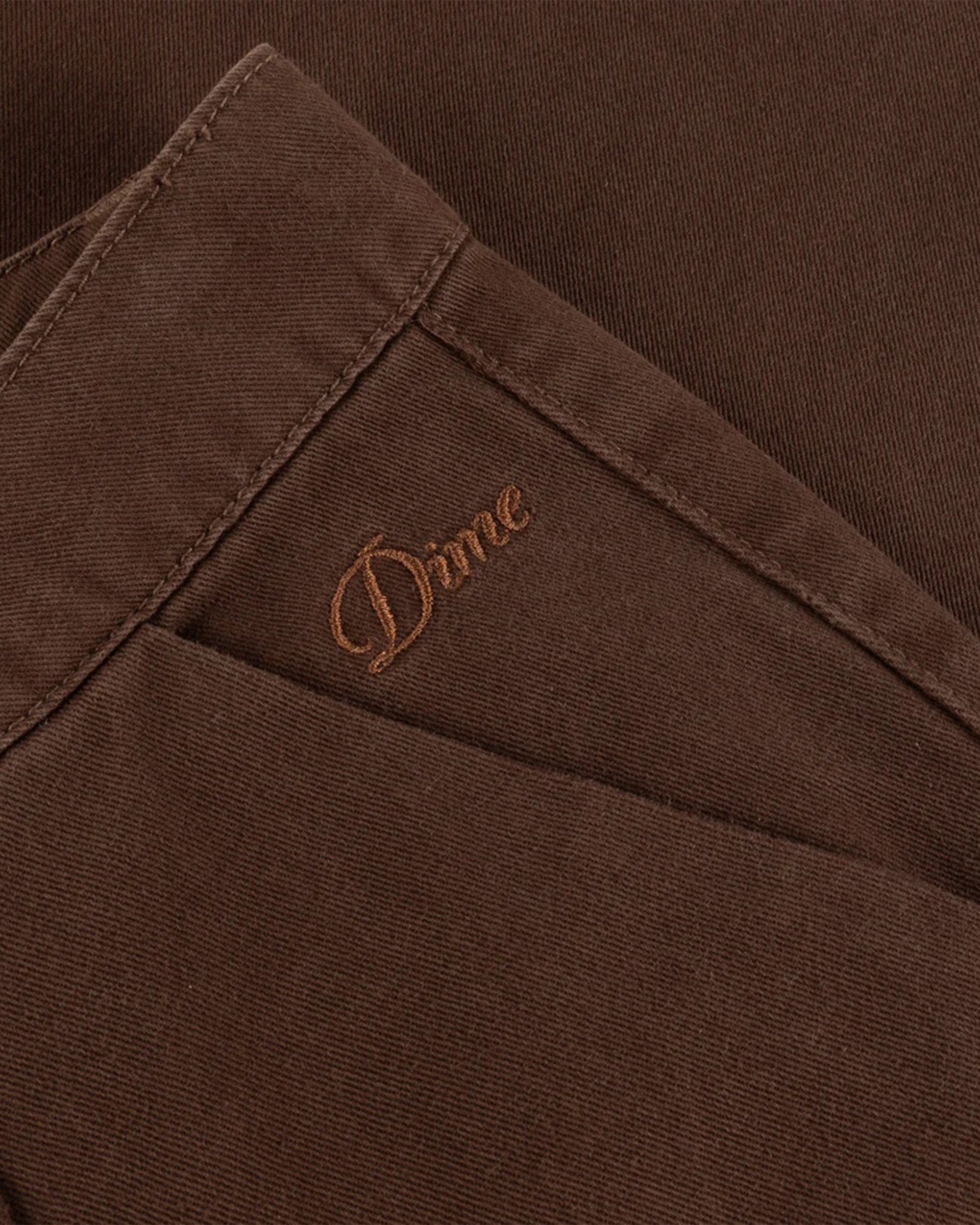 Dime MTL Baggy Chino Pants - Dark Brown