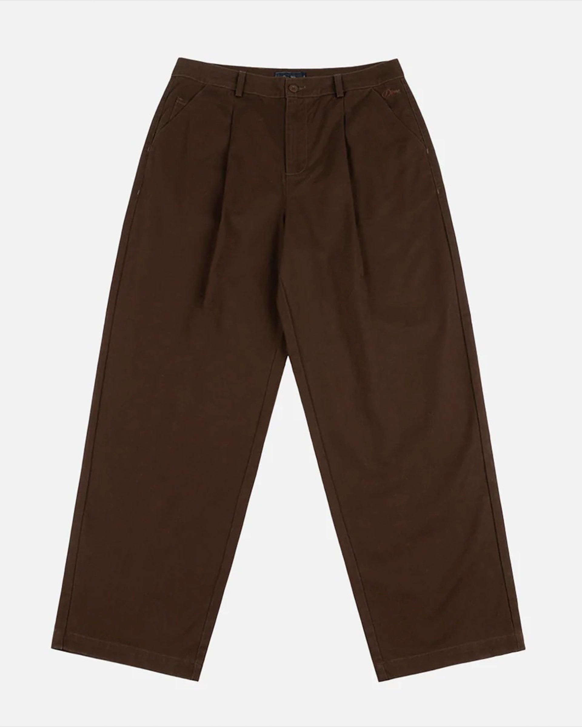 Dime MTL Baggy Chino Pants - Dark Brown
