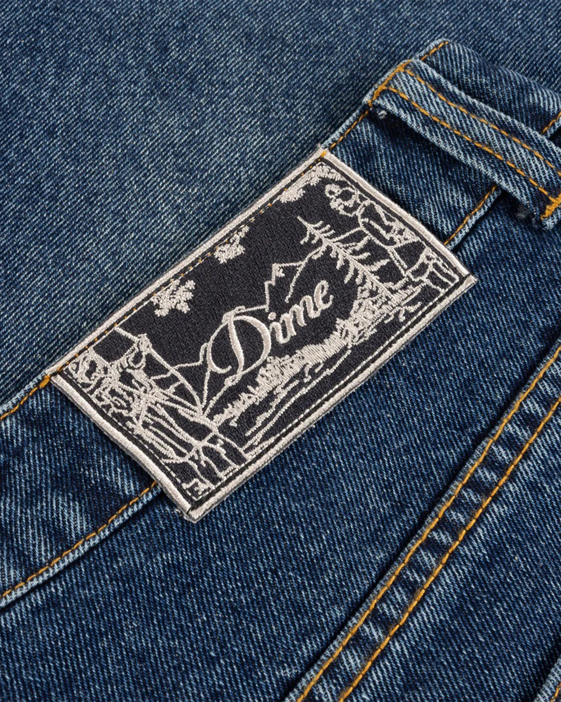 Dime MTL Baggy Denim Pants - Sandblasted Night Indigo