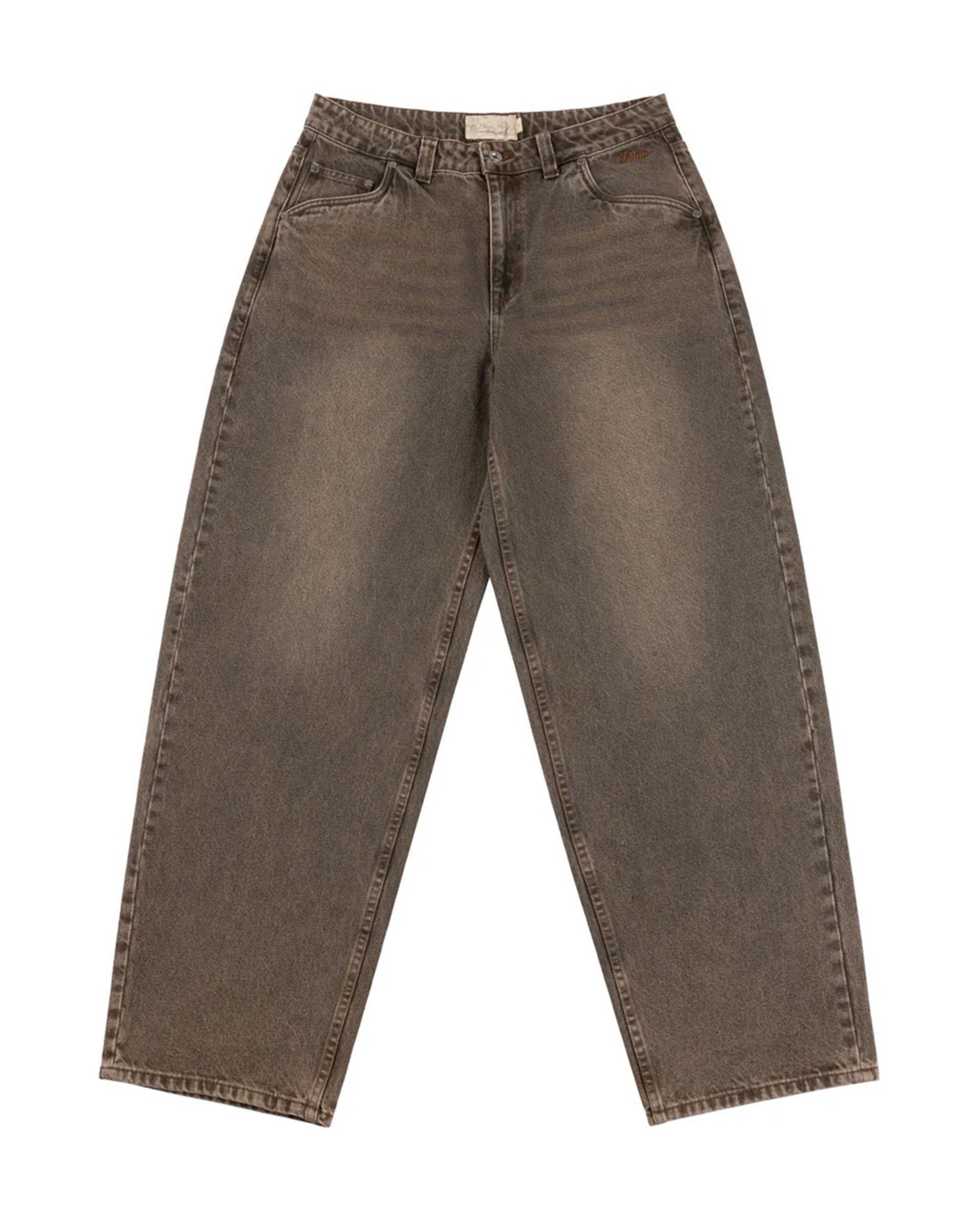 Dime MTL Baggy Denim Pants - Sandblasted Brown