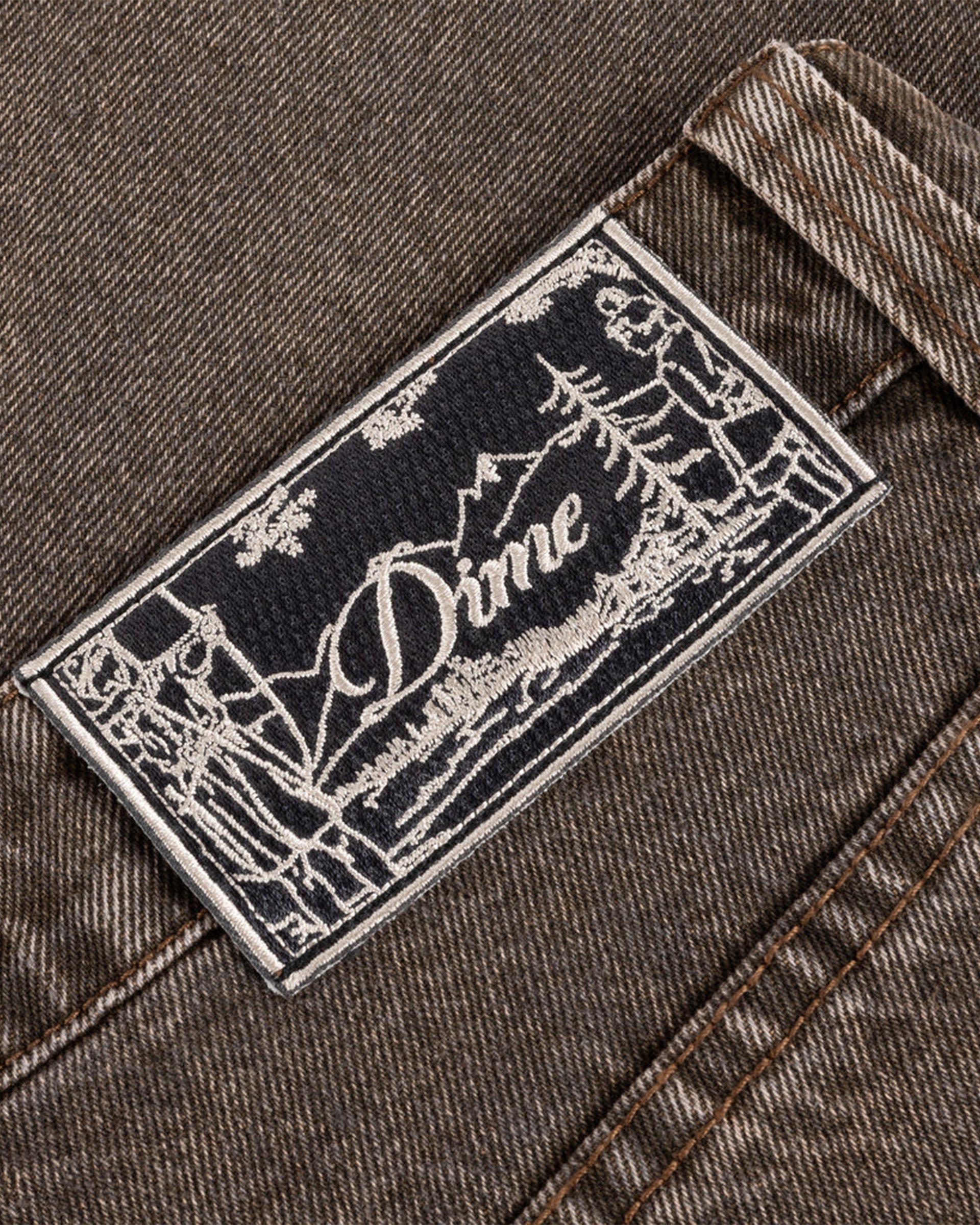 Dime MTL Baggy Denim Pants - Sandblasted Brown
