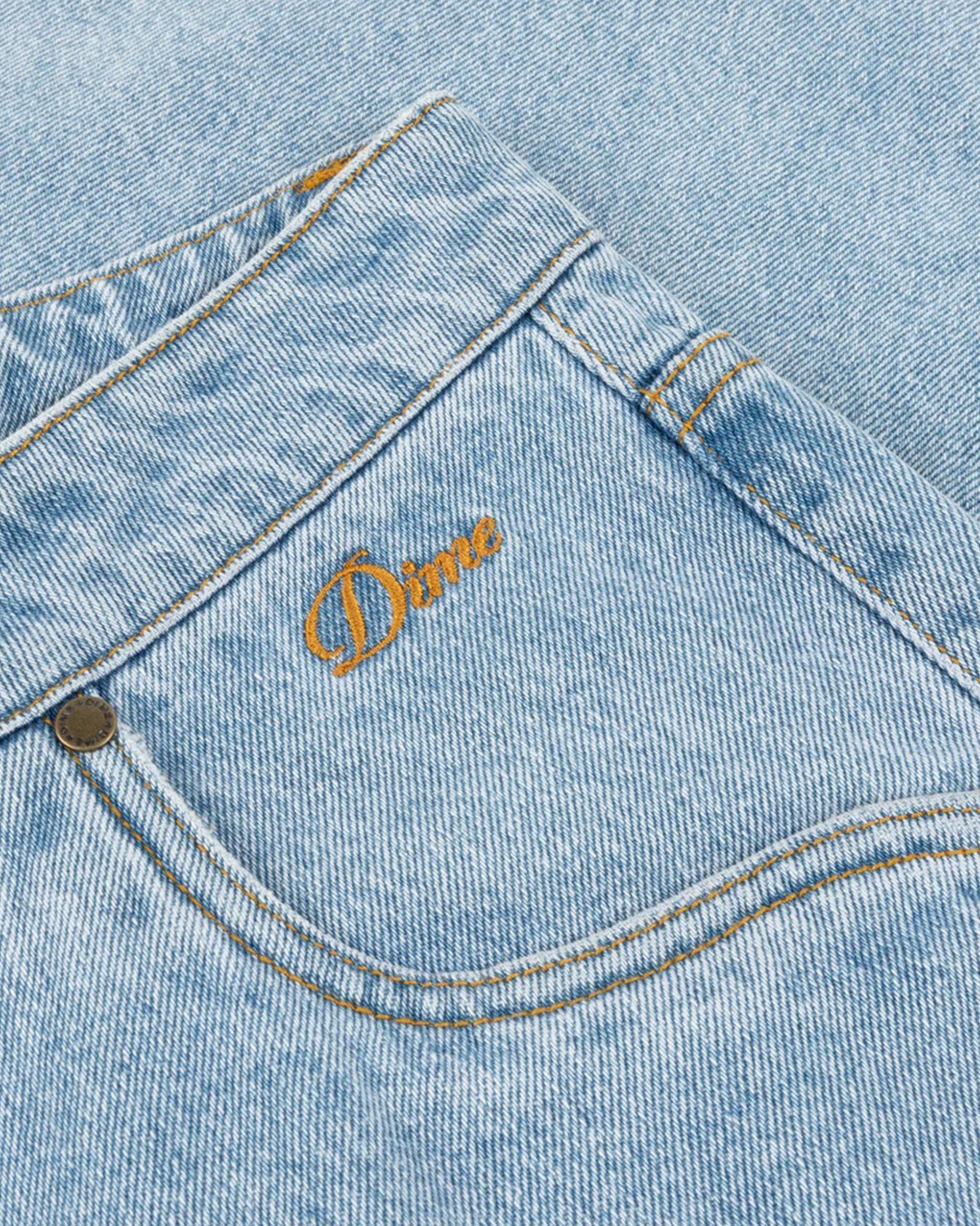 Dime MTL Classic Baggy Denim Pants - Blue Washed