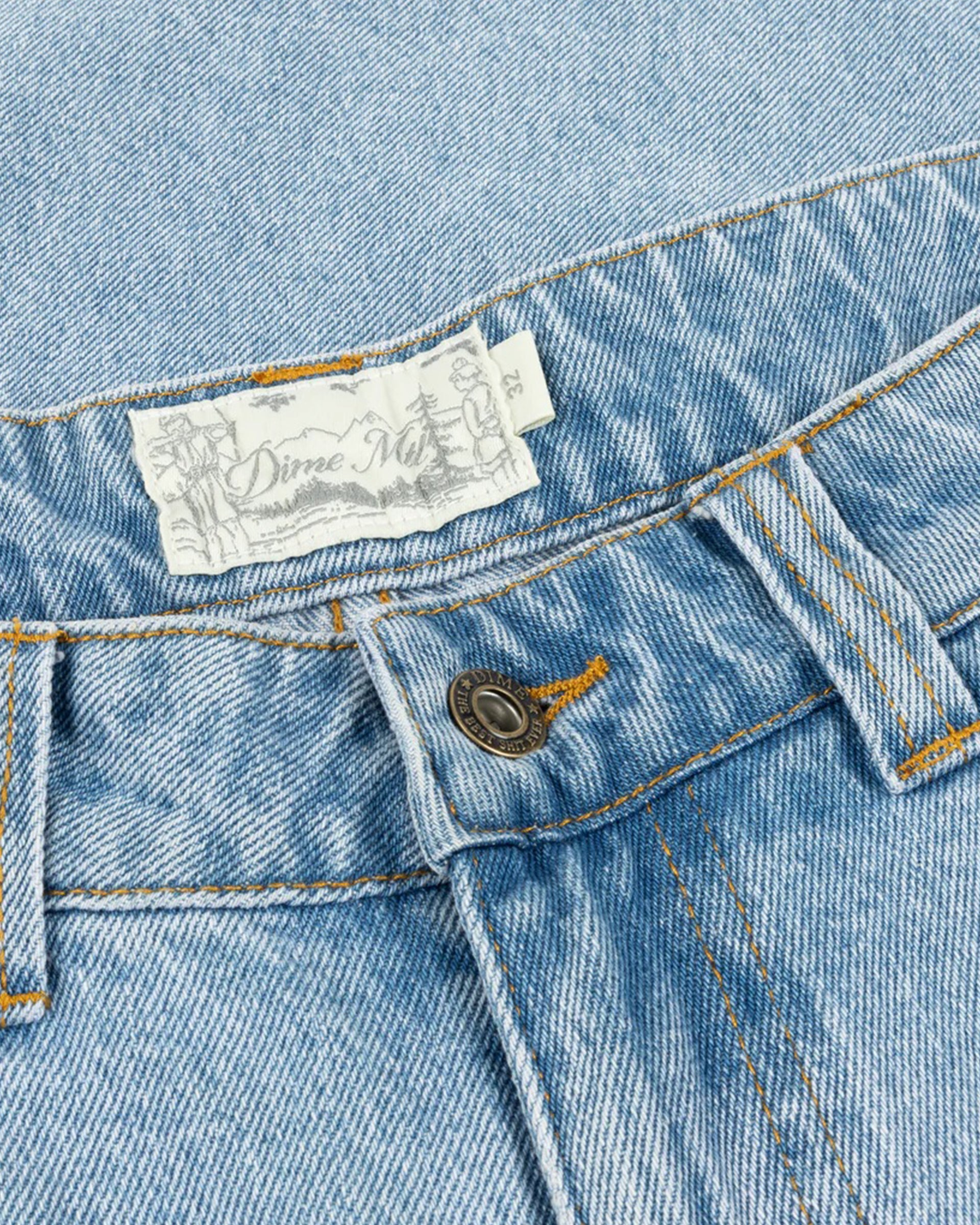 Dime MTL Classic Baggy Denim Pants - Blue Washed