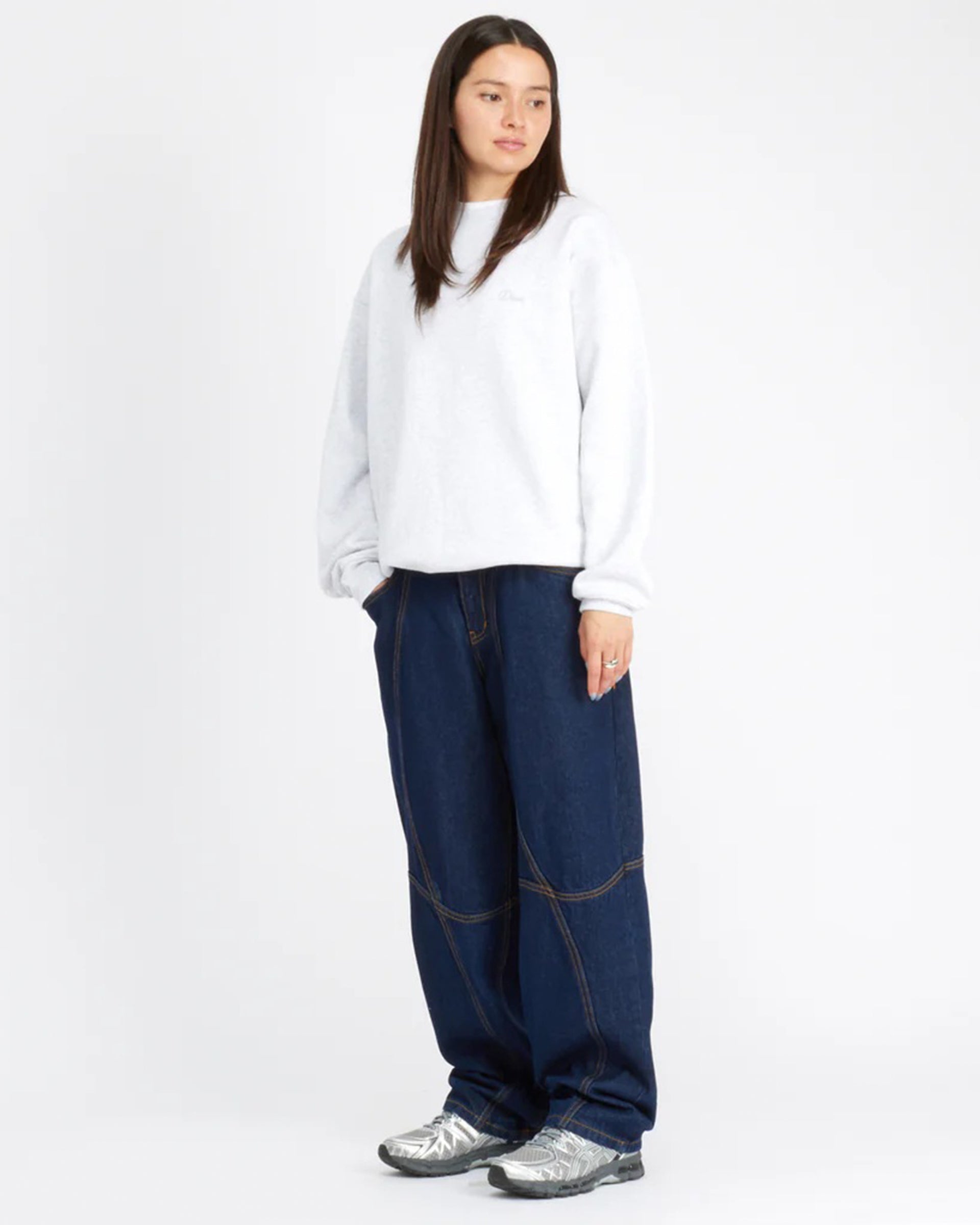 Dime MTL Classic Baggy Denim Pants - Indigo Paneled