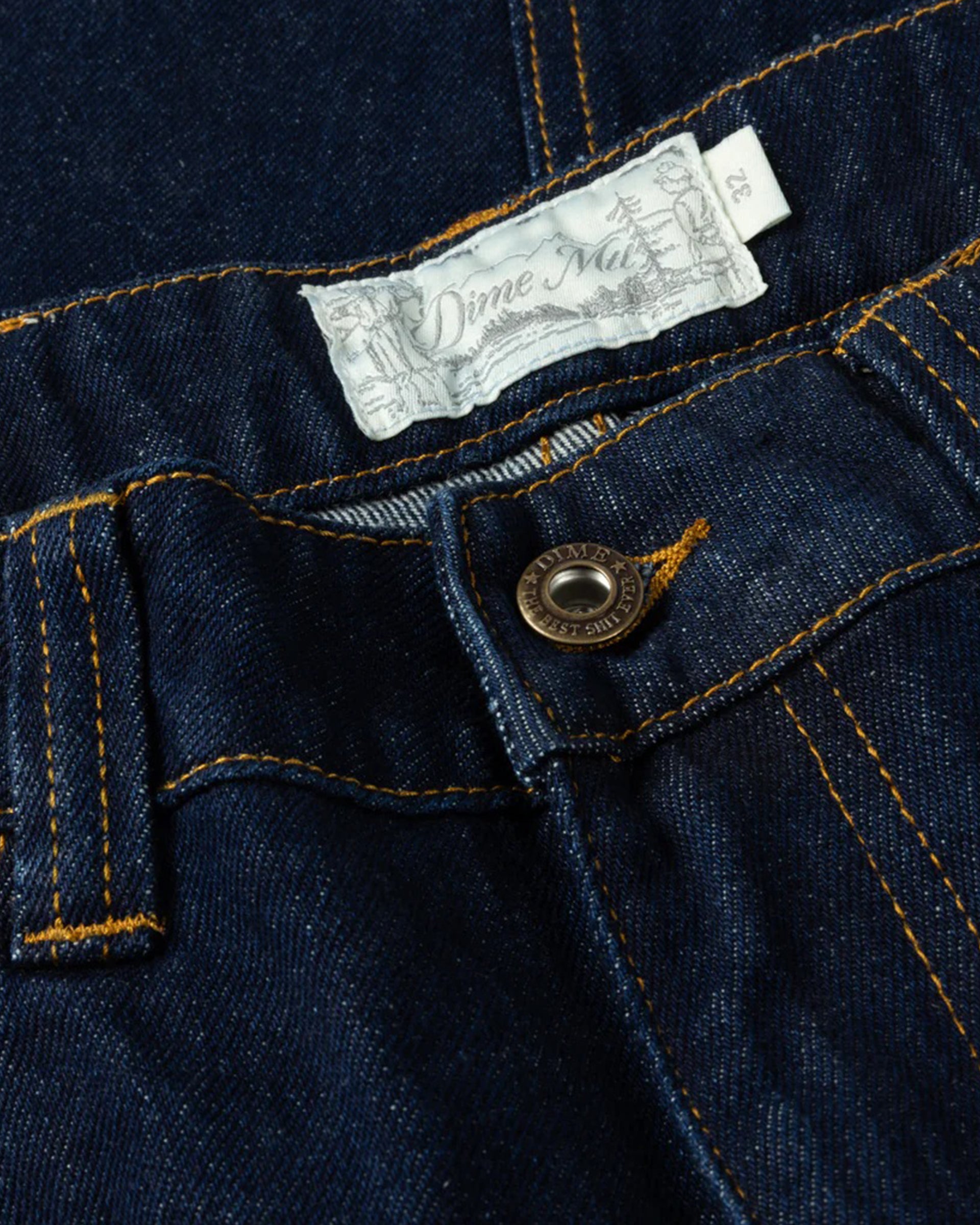 Dime MTL Classic Baggy Denim Pants - Indigo Paneled
