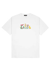 Dime MTL Classic Cross Stitch Short Sleeve T-Shirt - White