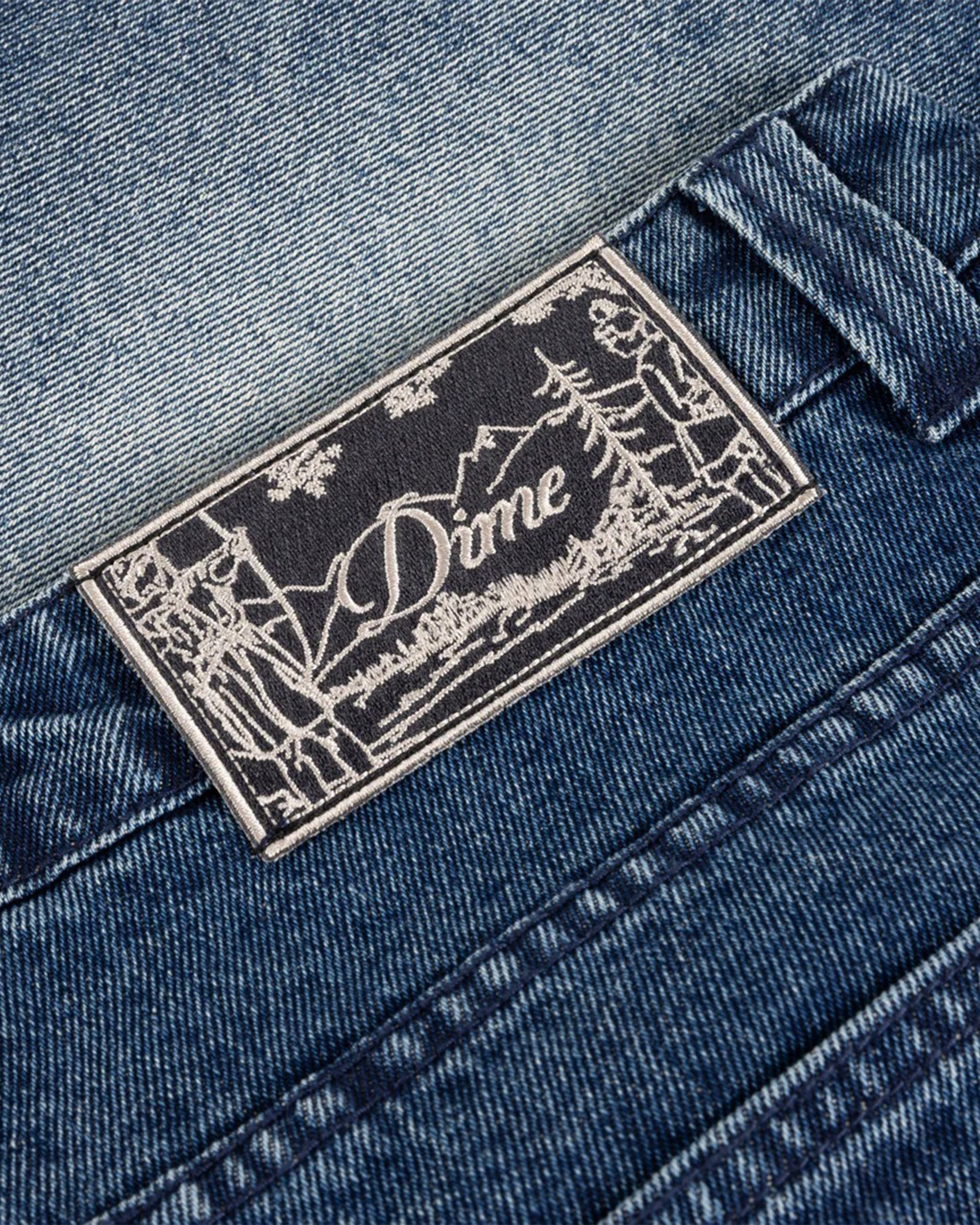 Dime MTL Classic Denim Shorts Faded Indigo