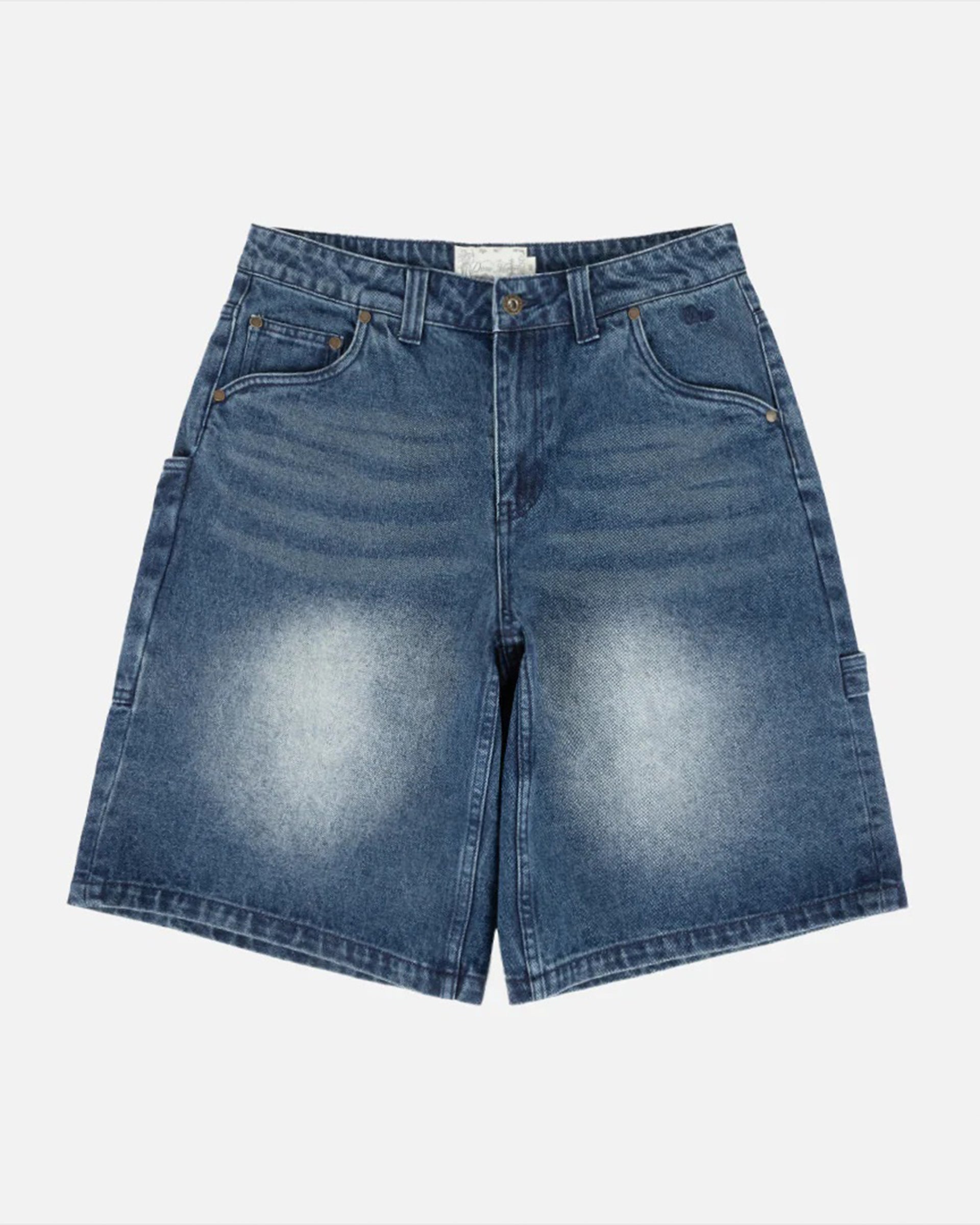 Dime MTL Classic Denim Shorts Faded Indigo