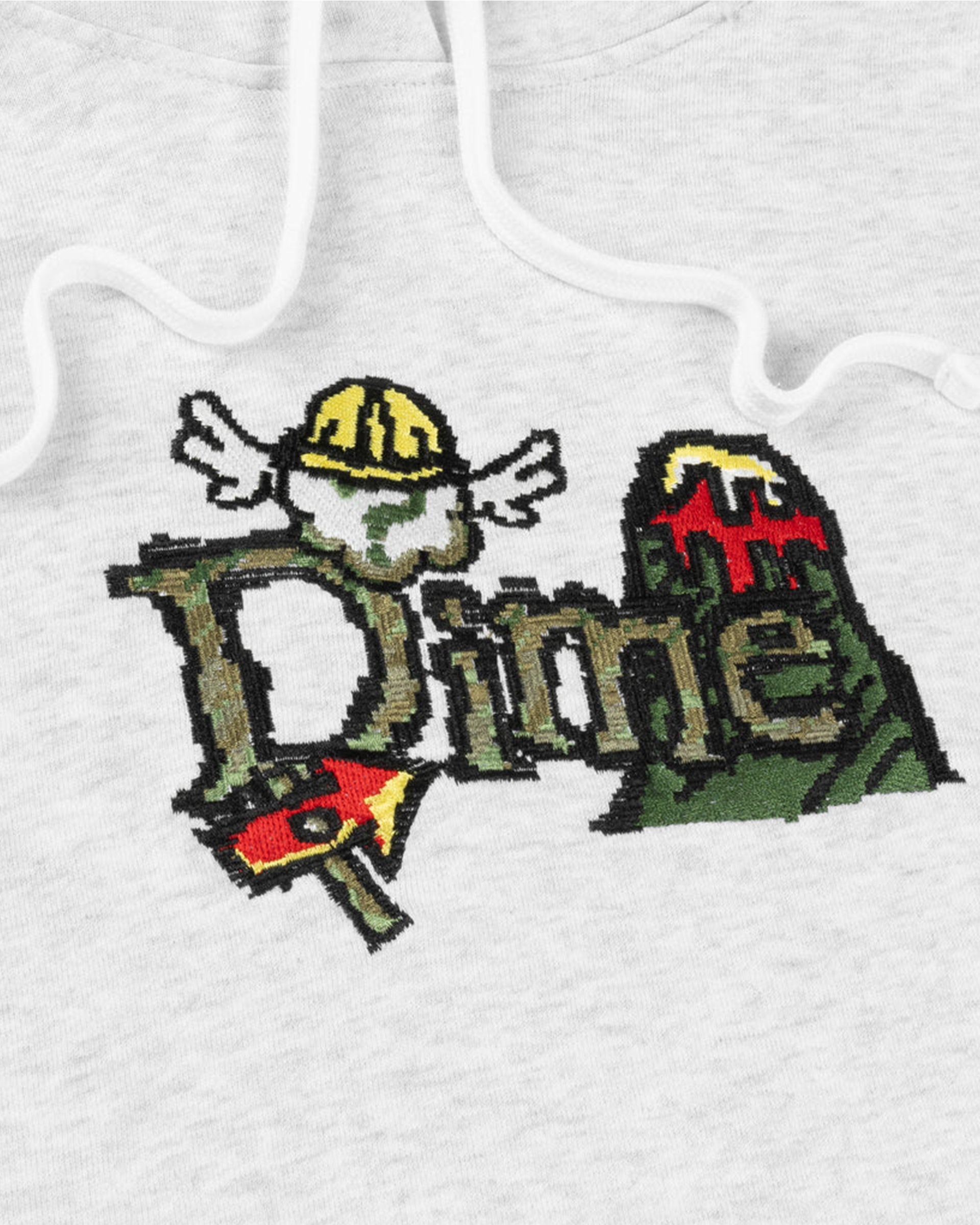 Dime MTL Classic Fuzzy Hoodie - Ash