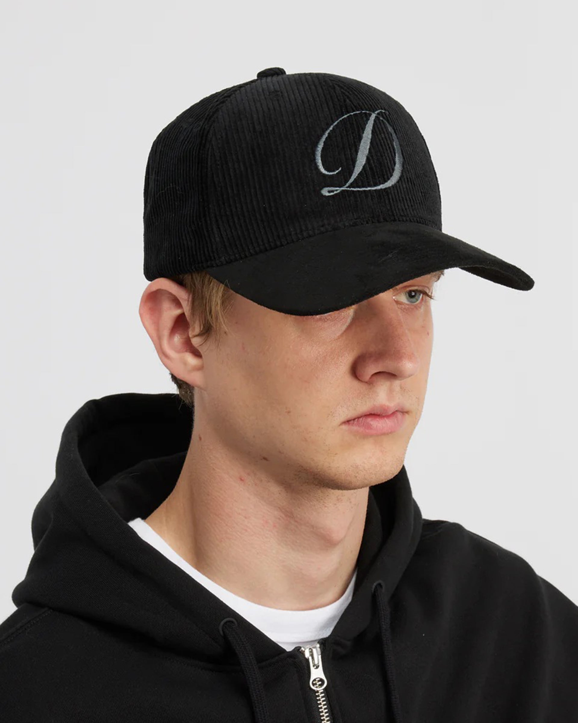 Dime MTL Cord Full Fit Cap - Black