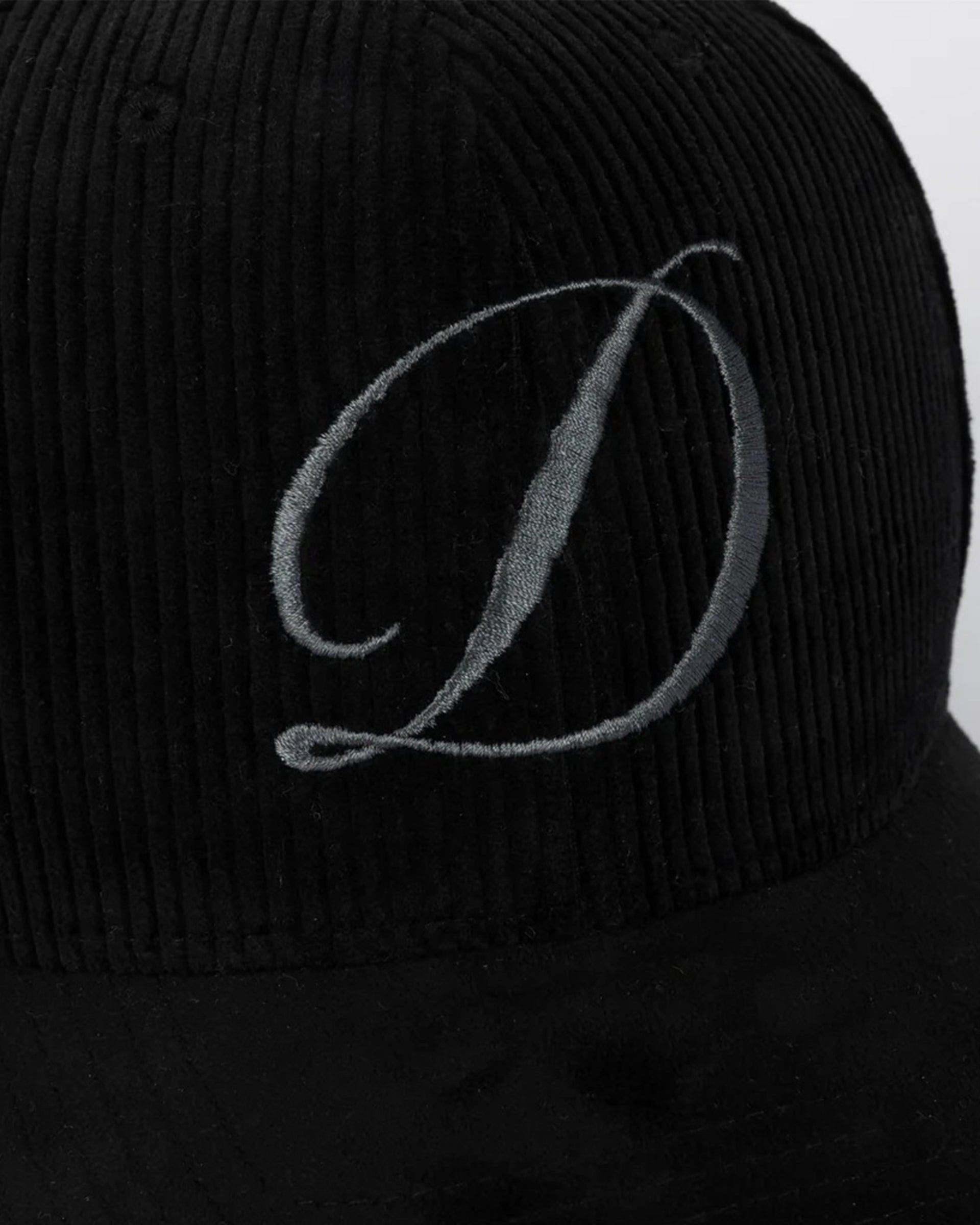 Dime MTL Cord Full Fit Cap - Black