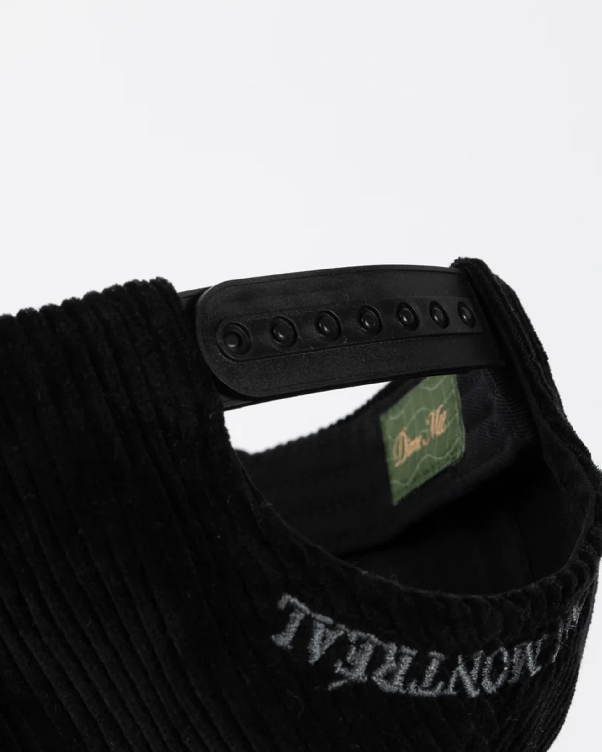Dime MTL Cord Full Fit Cap - Black