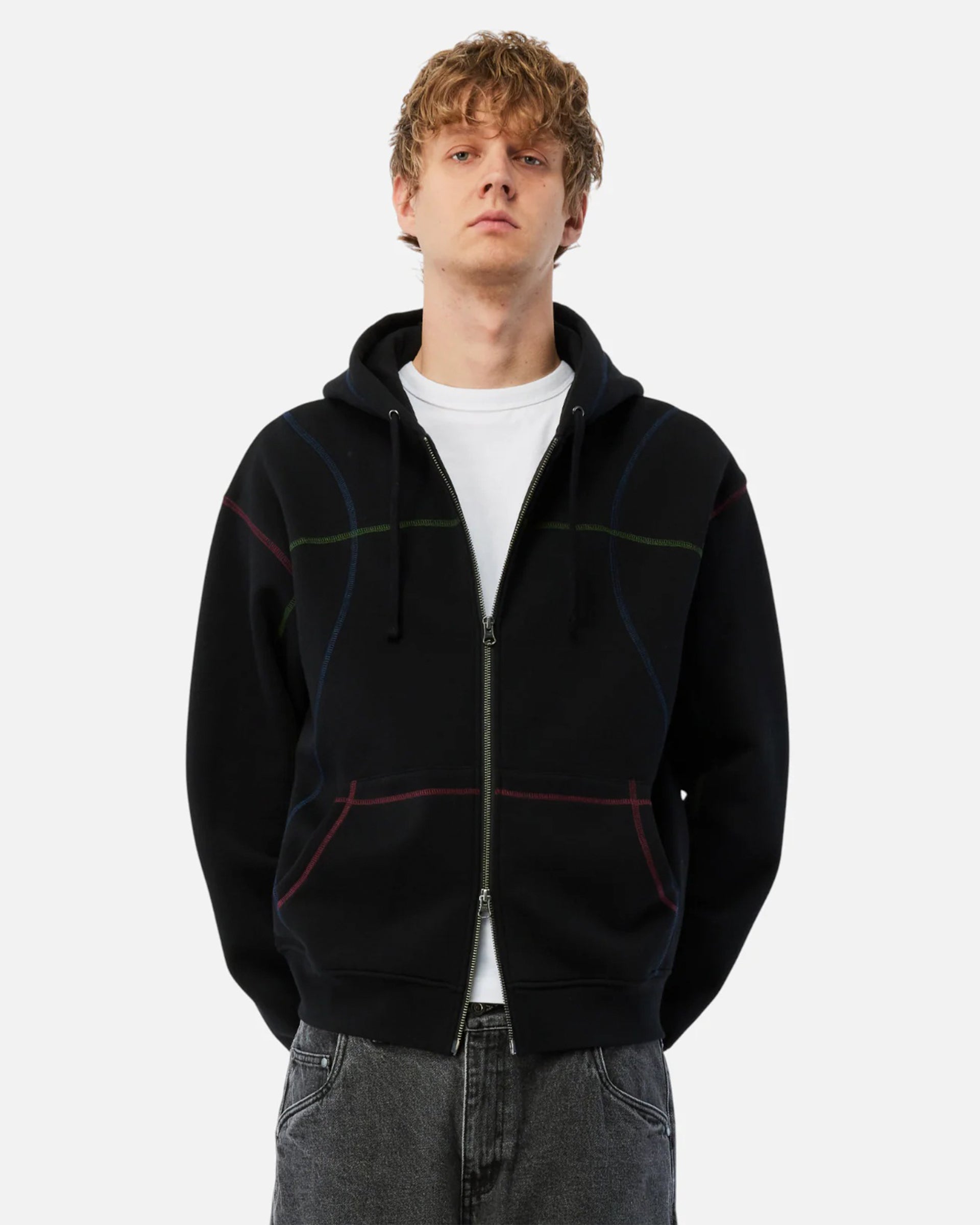 A18322 美品 マツフジ Carry Pocket Hoodie 黒 4 Court Zip Hoodie - Black Multi – Garage Skateshop