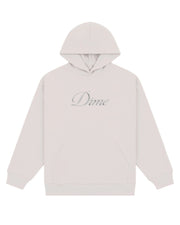 Dime MTL Cursive Pullover Hoodie - Heather Grey