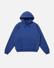Dime MTL Cursive Hoodie - Deep Marine