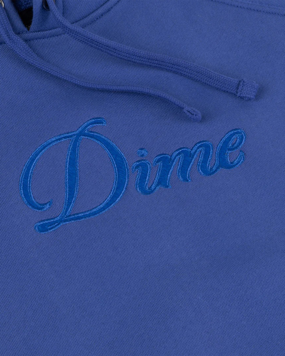 Cursive P/O Hoodie - Deep Marine – Garage Skateshop