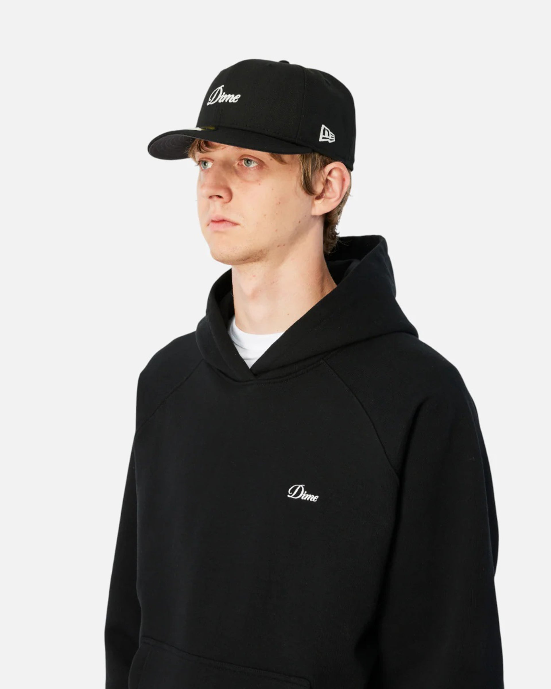 Dime MTL Cursive New Era Cap - Black
