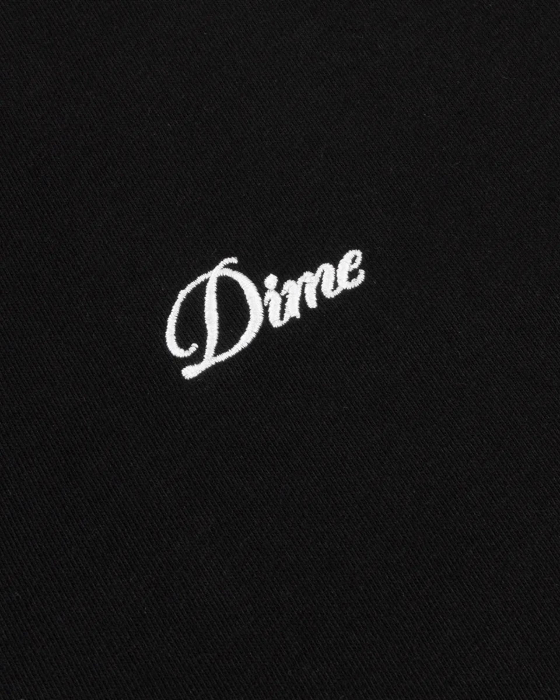 Dime MTL Cursive Small Logo Hoodie - Black
