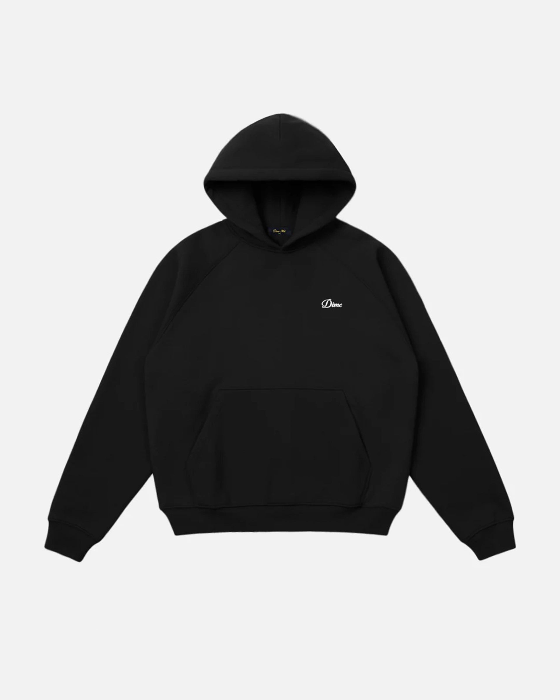 Dime MTL Cursive Small Logo Hoodie - Black