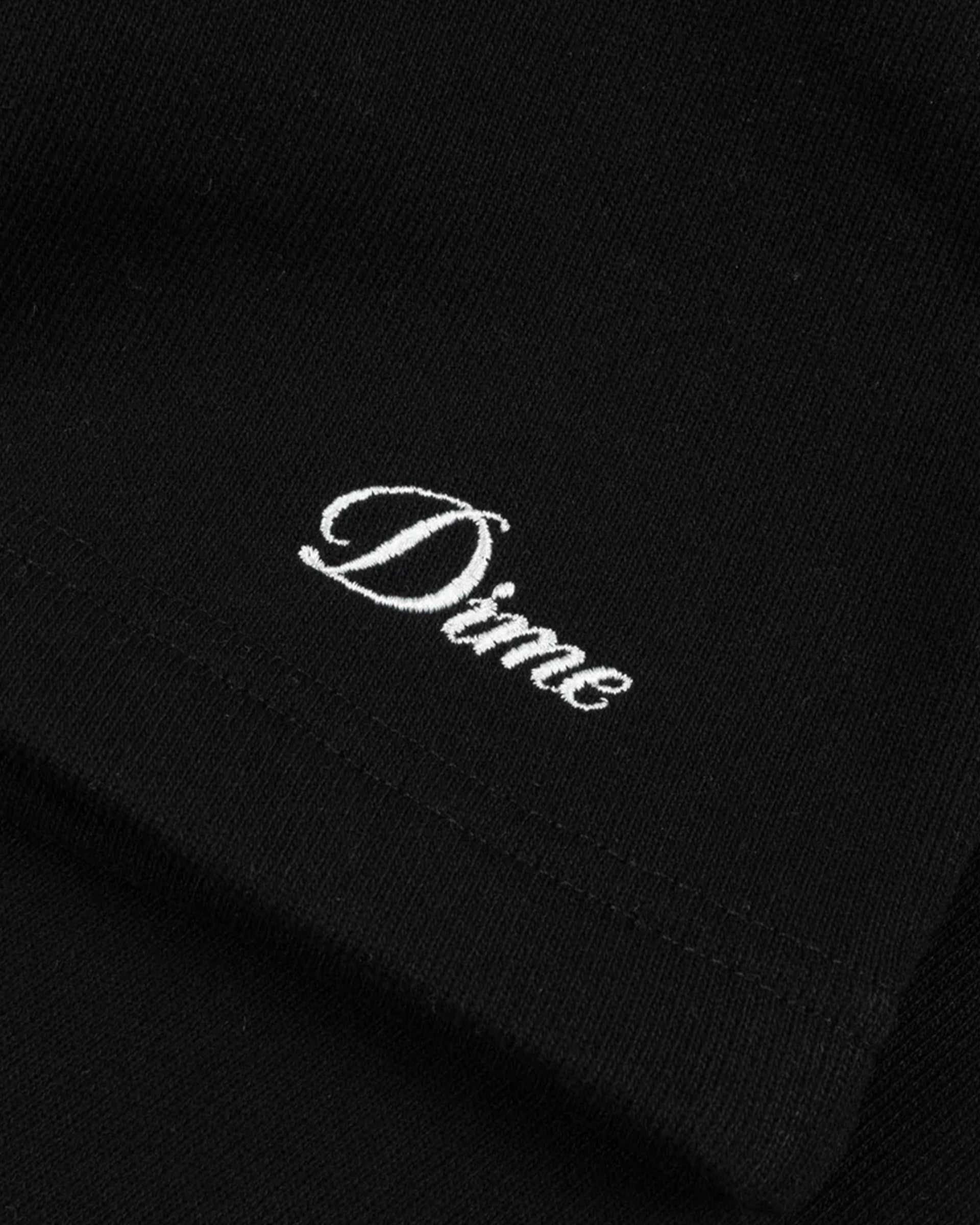 Dime MTL Cursive Small Logo Sweatshorts - Black