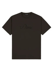 Dime MTL Cursive Short Sleeve T-Shirt - Vintage Black