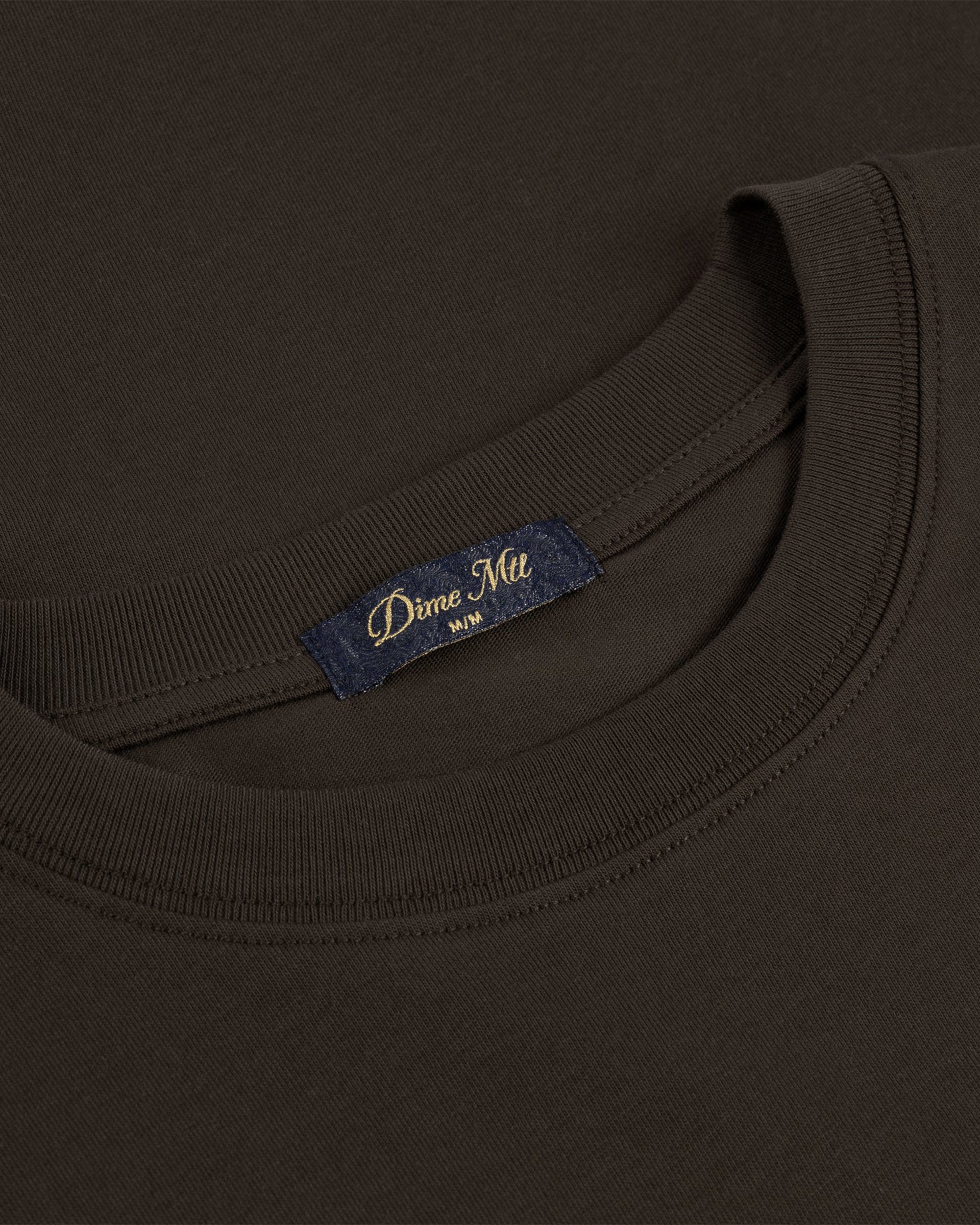 Dime MTL Cursive Short Sleeve T-Shirt - Vintage Black