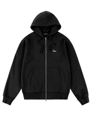 Dime MTL Cursive Zip Hoodie - Black