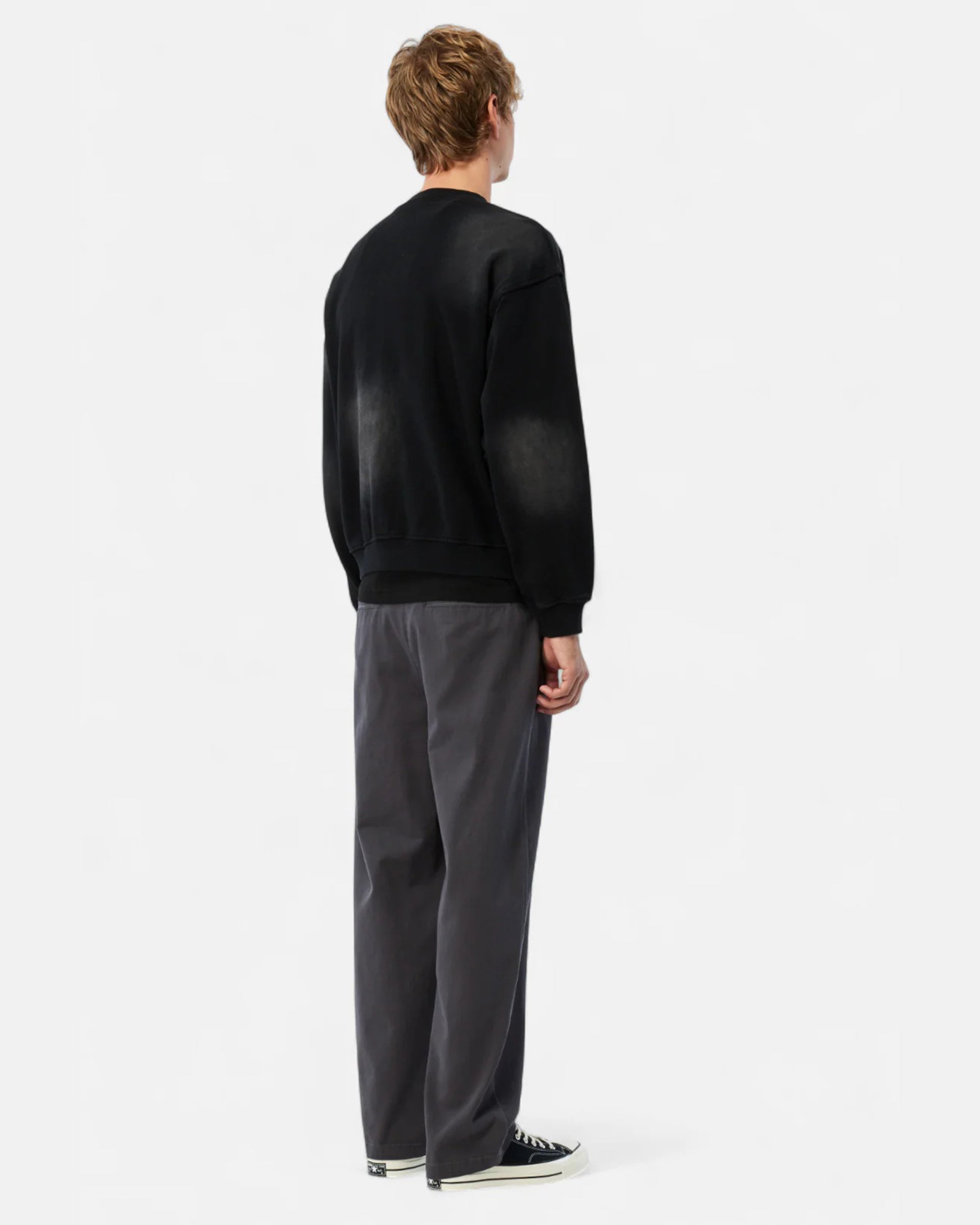 Dime MTL Faded Fleece Bomber  Black