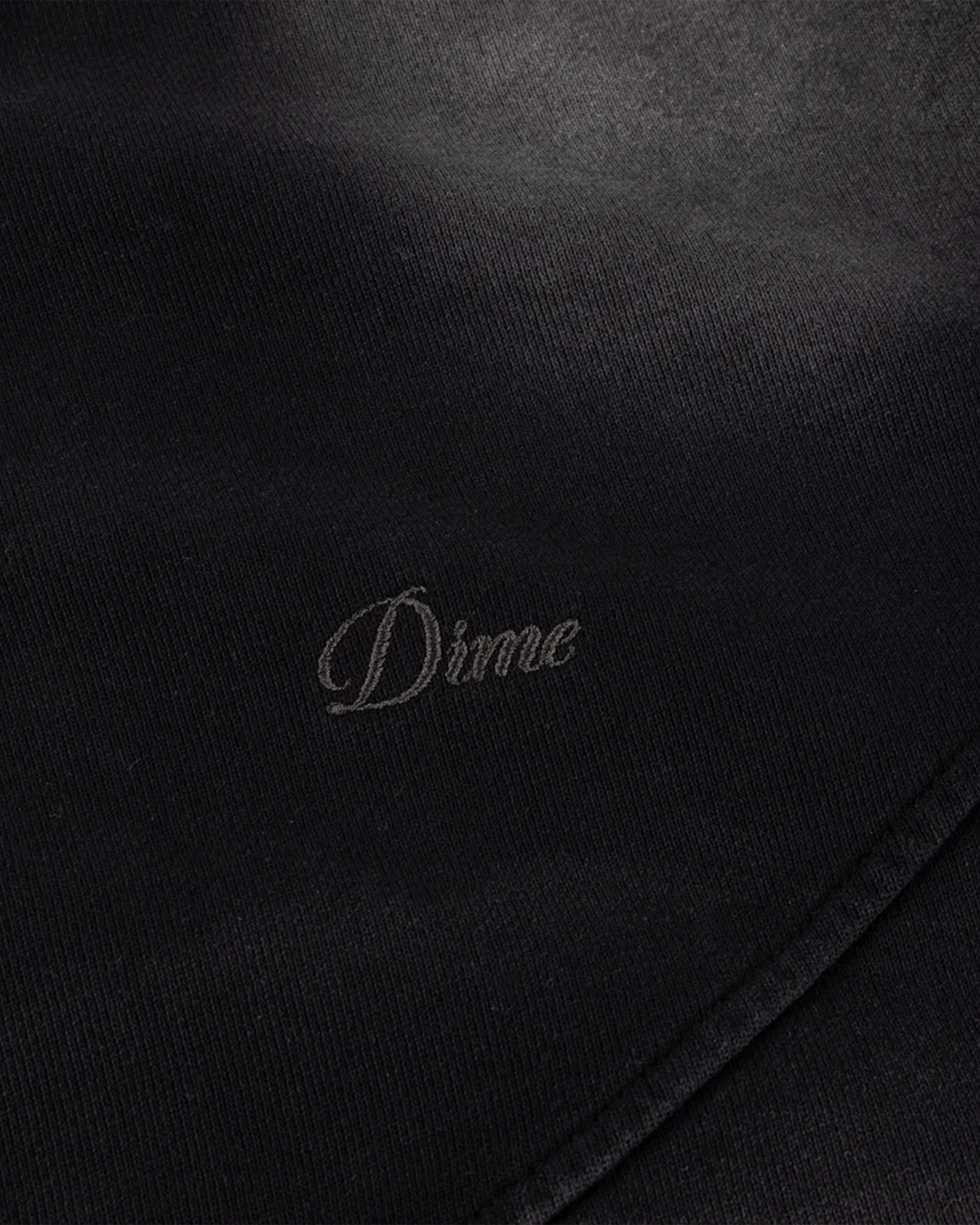Dime MTL Faded Fleece Bomber  Black