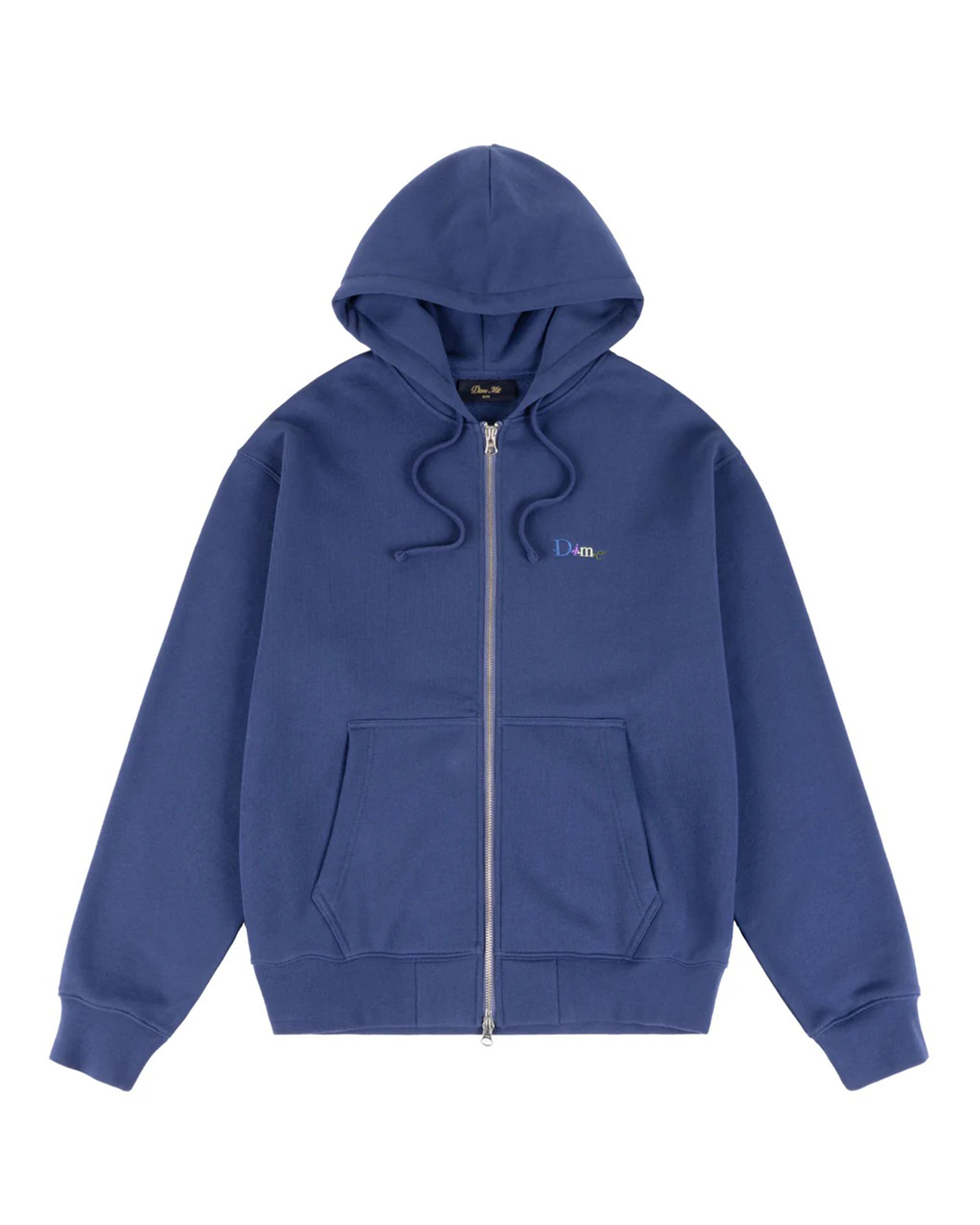 Dime MTL Friends Zip Hoodie - Night Blue 