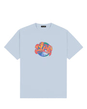 Dime MTL Global Short Sleeve T-Shirt - Blue Fog