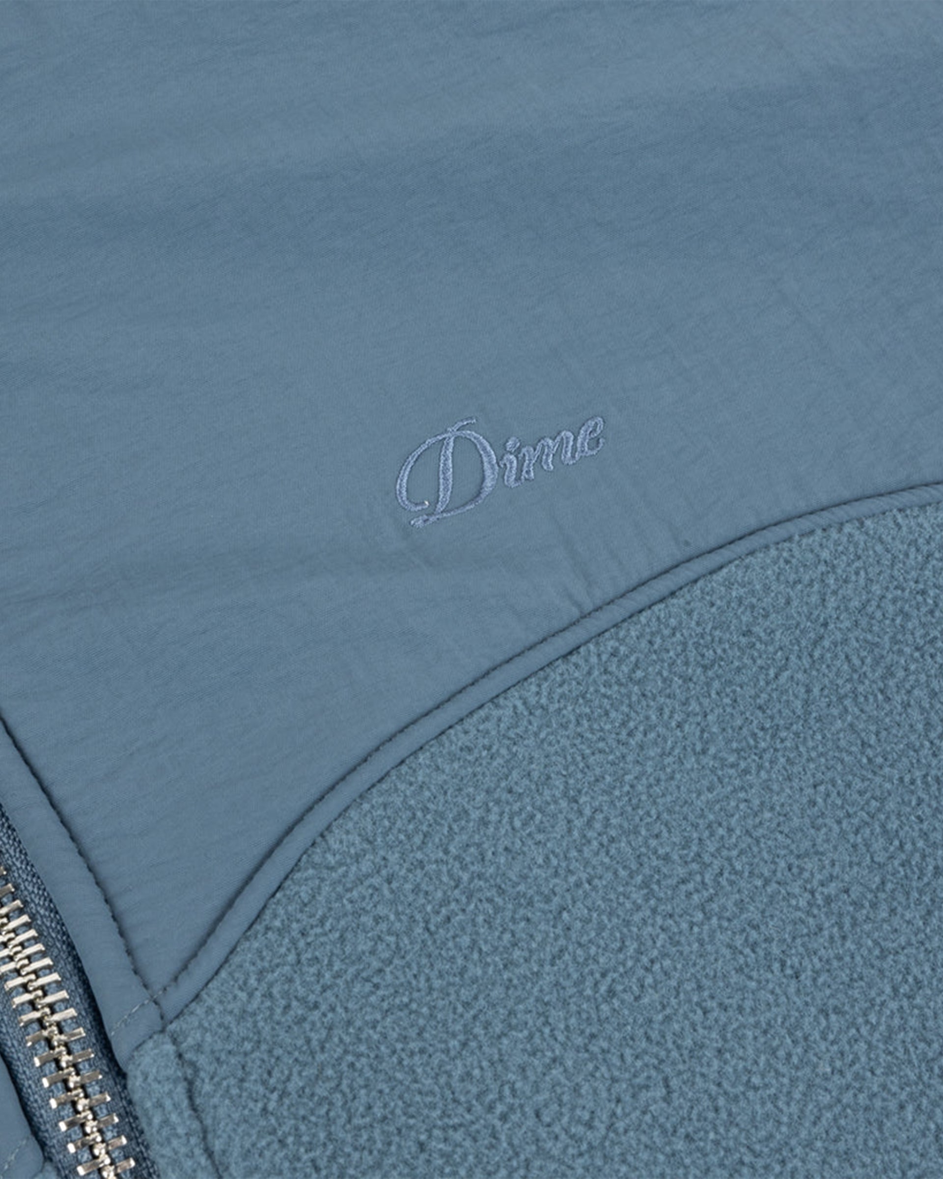 Dime MTL Heavyweight Fleece Jacket - Slate Blue