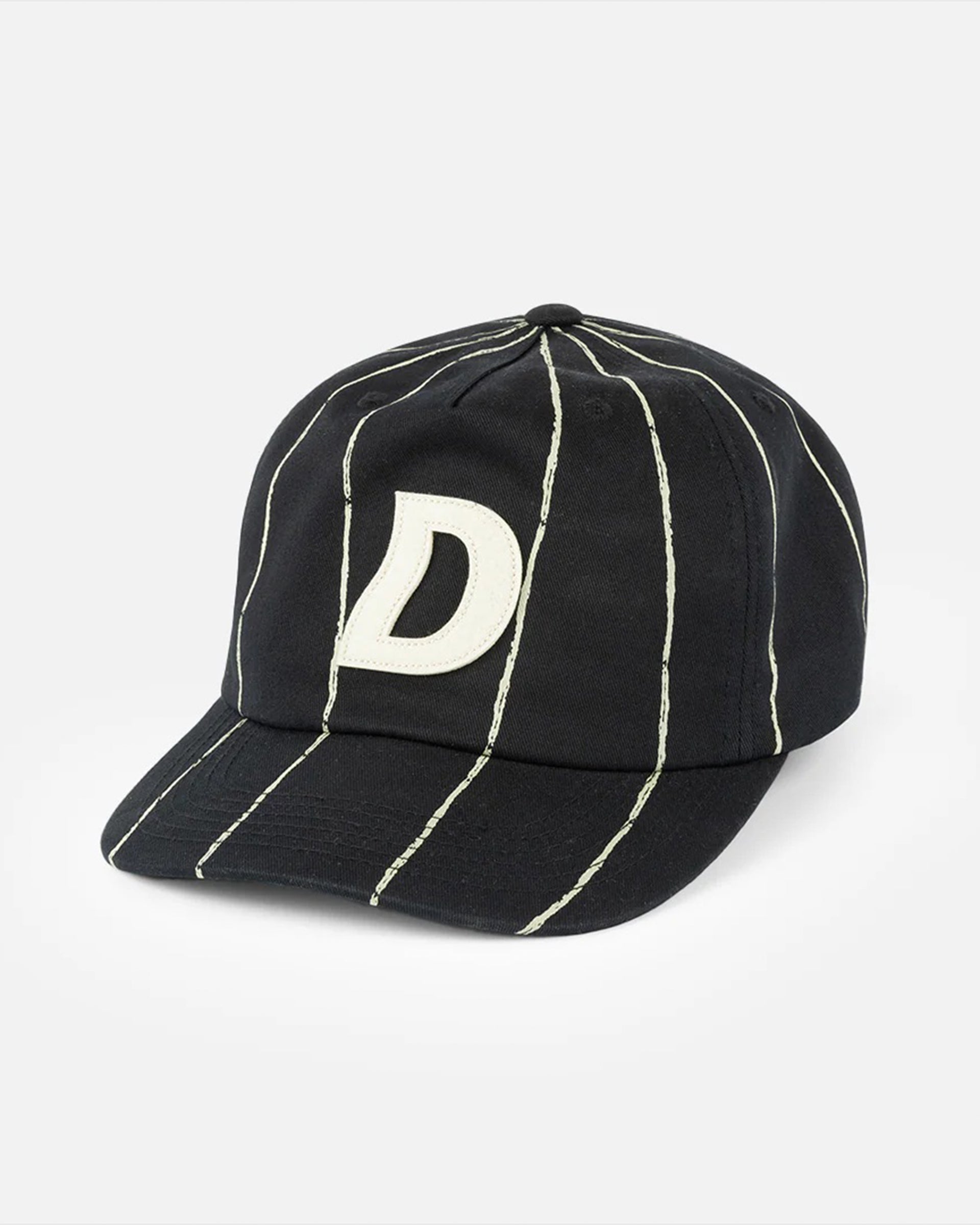 Dime MTL Pinstriped Worker Cap - Black