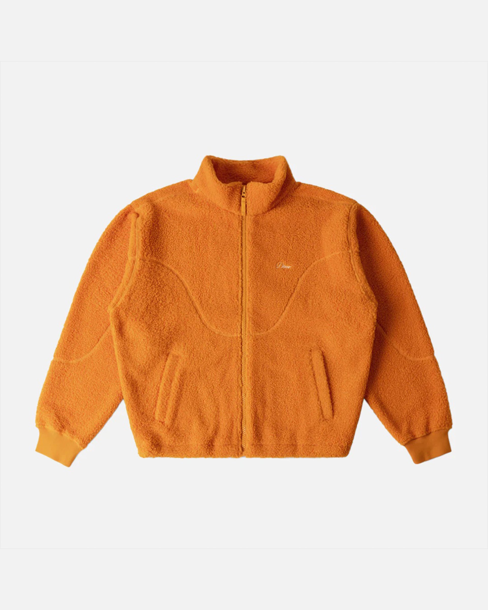 Dime MTL Polar Fleece Sherpa Zip - Orange