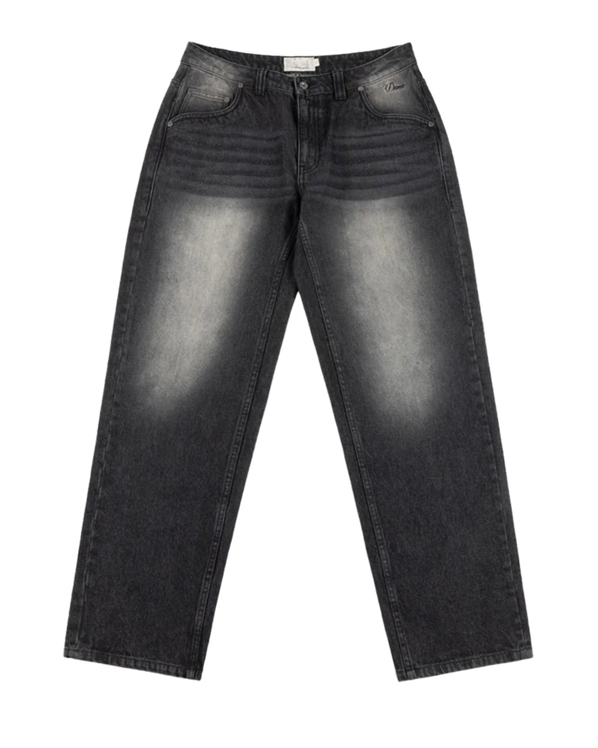 Dime MTL Relaxed Denim Pants - Sandblasted Black