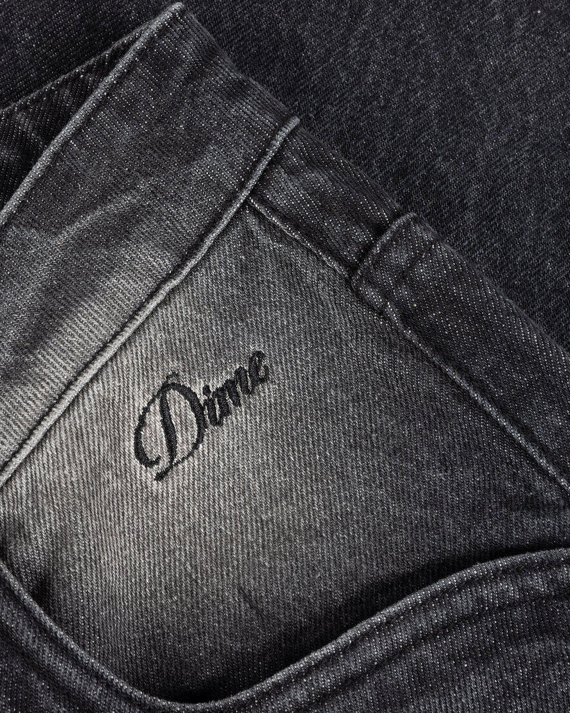 Dime MTL Relaxed Denim Pants - Sandblasted Black