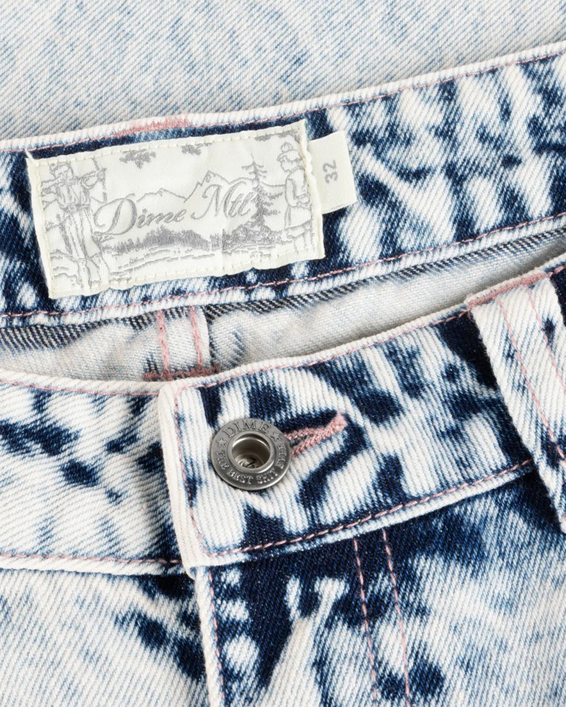 Dime MTL Relaxed Denim Pants - Light Snow Washed