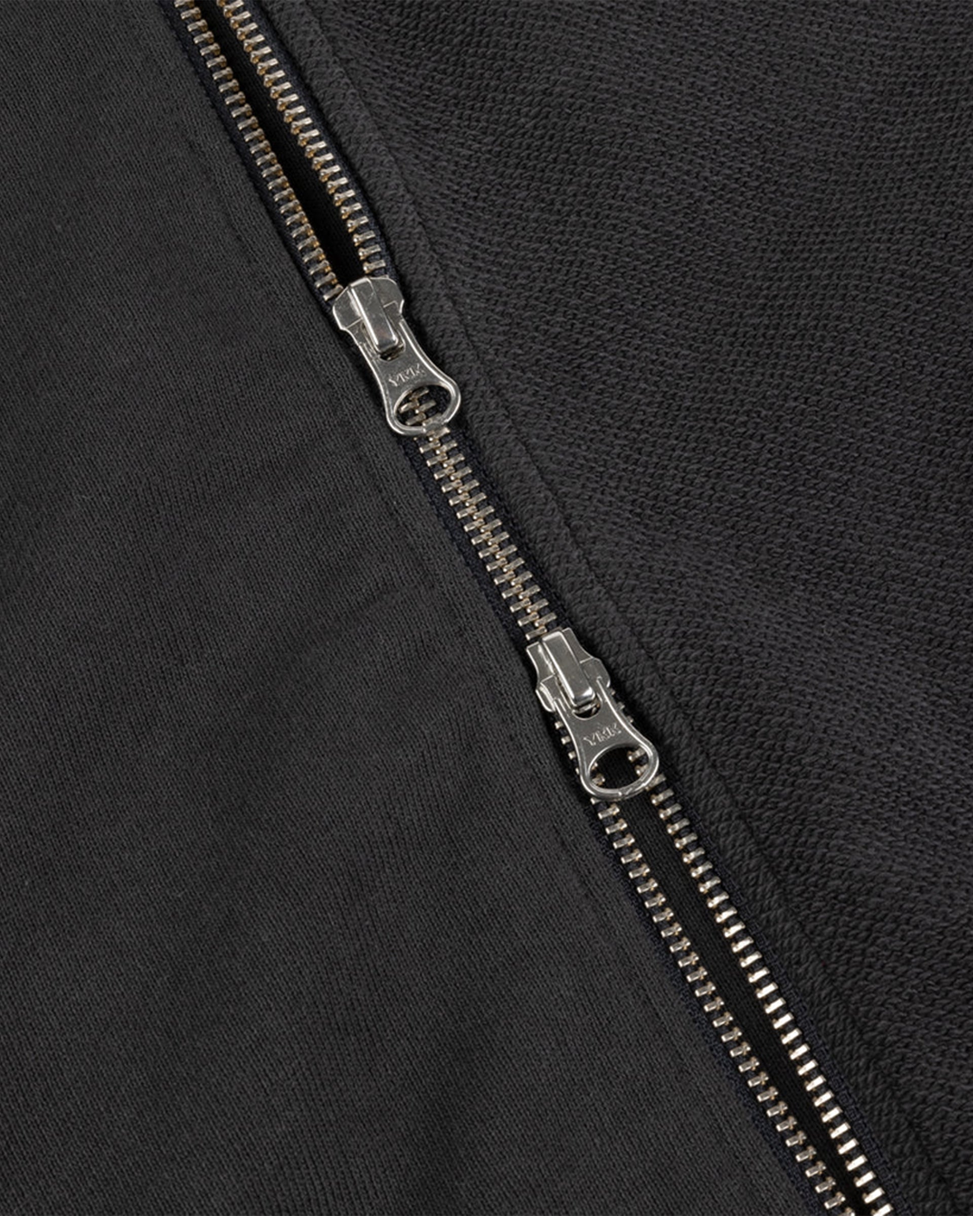 Dime MTL Reverse French Terry Zip Hoodie - Vintage Black