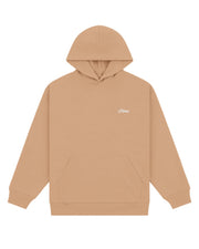 Dime MTL Cursive Small Logo Hoodie - Hazelnut